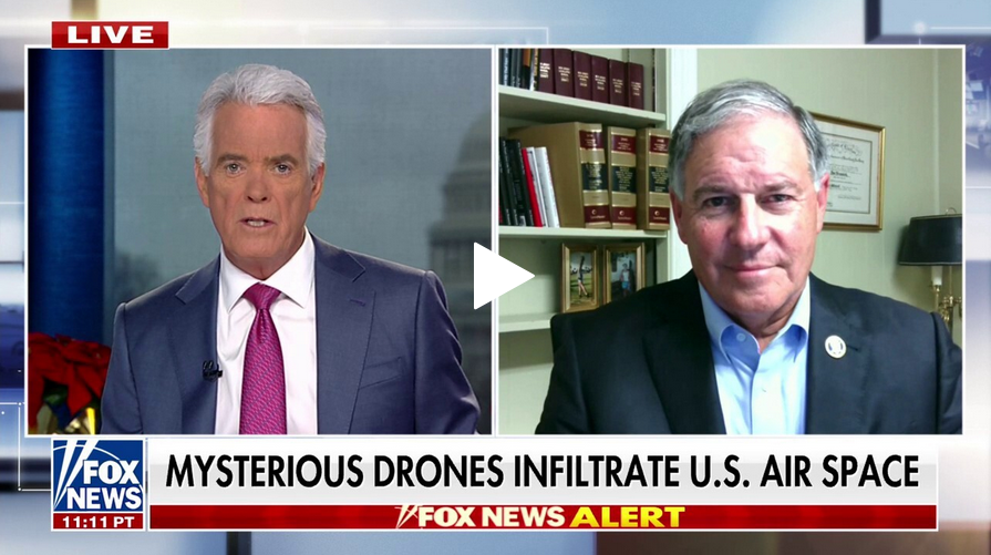 NJ lawmaker calls on Department of Defense to ‘immediately’ probe mystery drone&nbsp;sightings