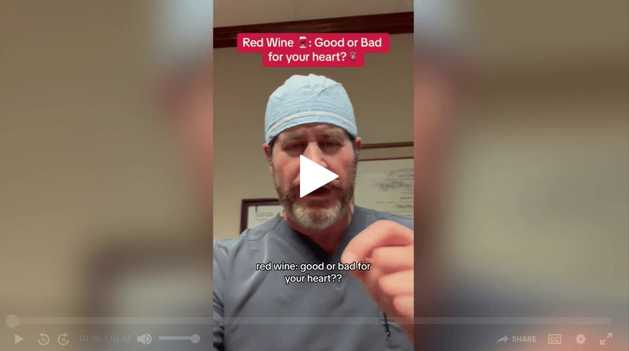 Is red wine good for your heart? Consider this wisdom from a cardiac&nbsp;surgeon