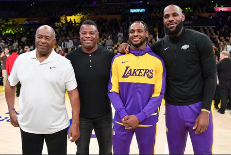 LeBron, Bronny James make NBA history