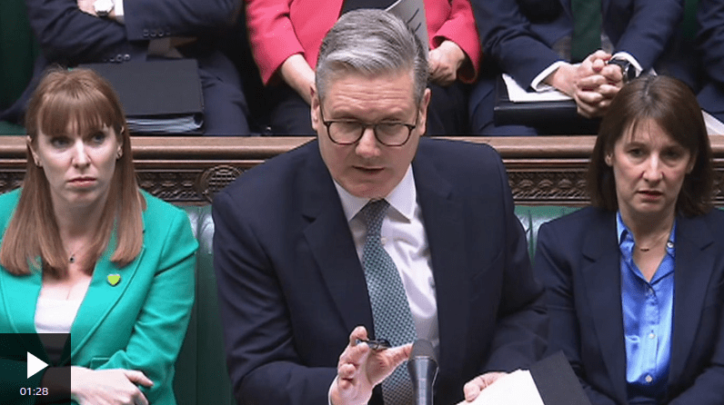 Starmer and Badenoch clash over call for grooming&nbsp;inquiry