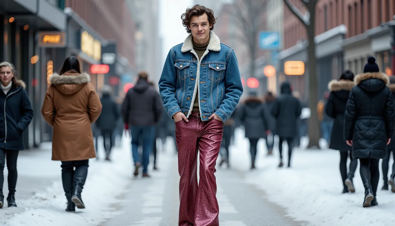 I tried Harry Styles’ 7 boldest denim looks… and my winter wardrobe will never be the same