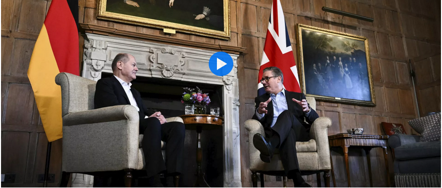 Chancellor Scholz meets Prime Minister Starmer as UK seeks ‘reset’ with EU