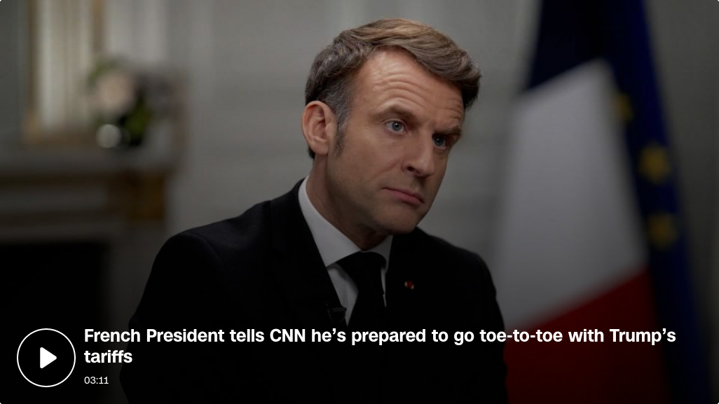 Europe ‘not in the AI race today,’ French President Macron says