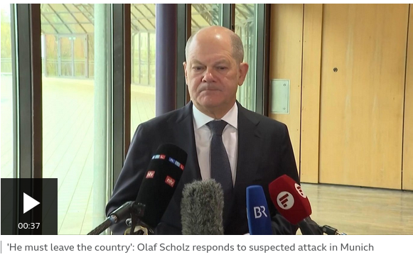 Suspected Munich attacker named locally as counter-terrorism police take over investigation