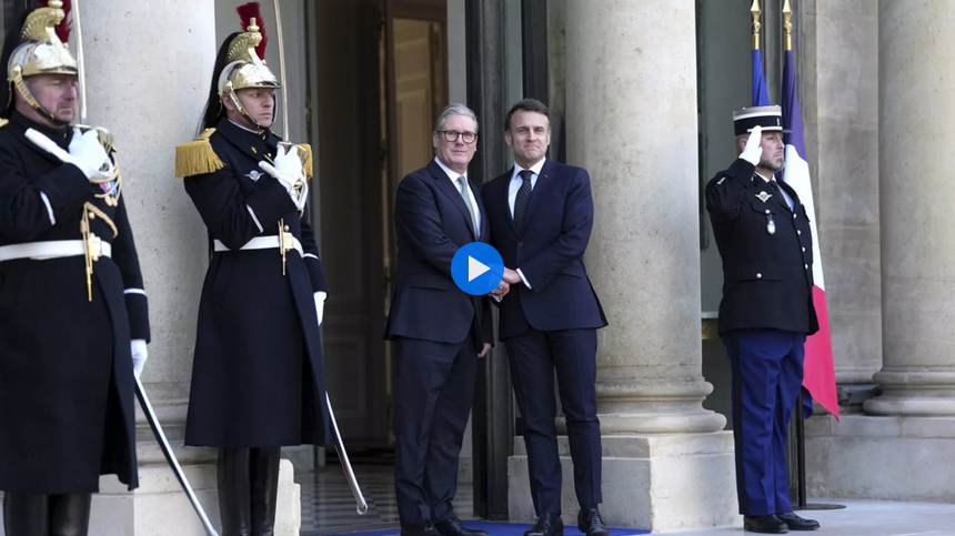 French President Macron and UK PM Keir Starmer invited to White House for Ukraine talks
