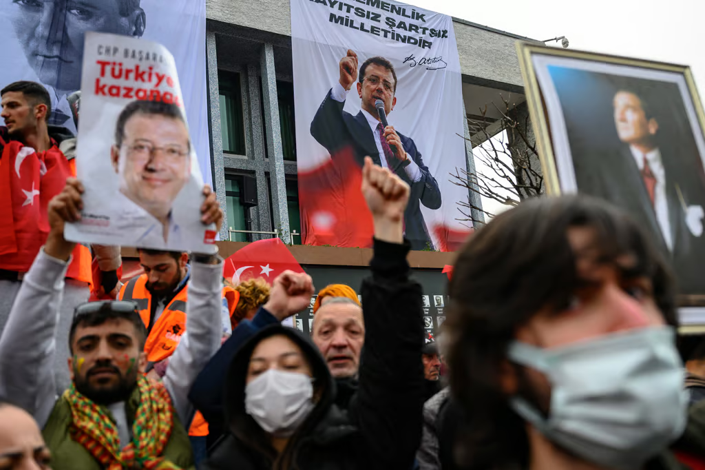 Turkey lurches toward outright autocracy as Erdoğan’s main rival is&nbsp;jailed