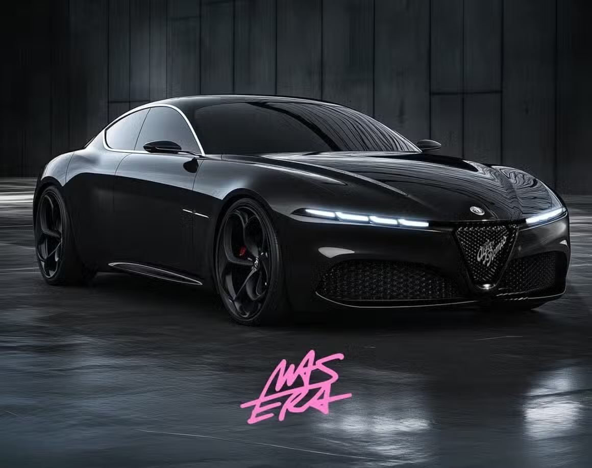 A scenario for a new luxury Alfa Romeo