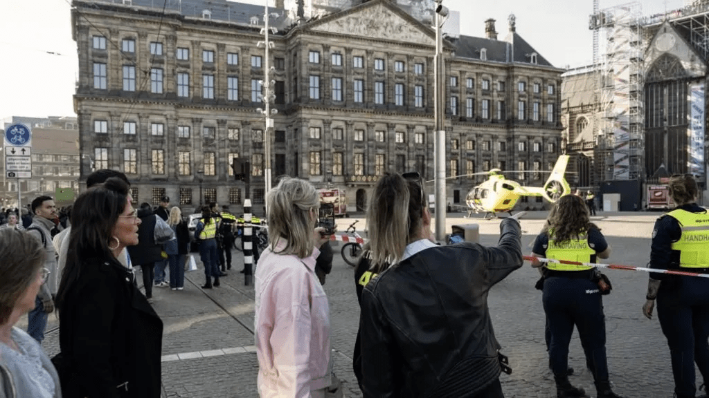 Five people injured in stabbing in Amsterdam, police&nbsp;say