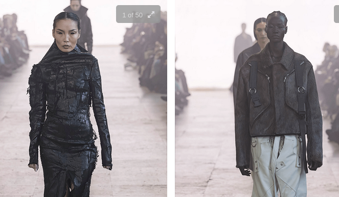 Rick Owens FW25 “Concordians” Finds Peace In Isolation