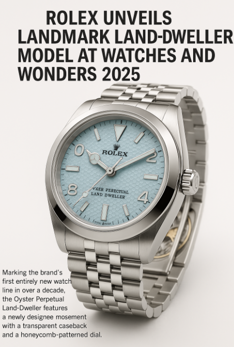 Rolex Unveils Landmark Land-Dweller Model at Watches and Wonders 2025