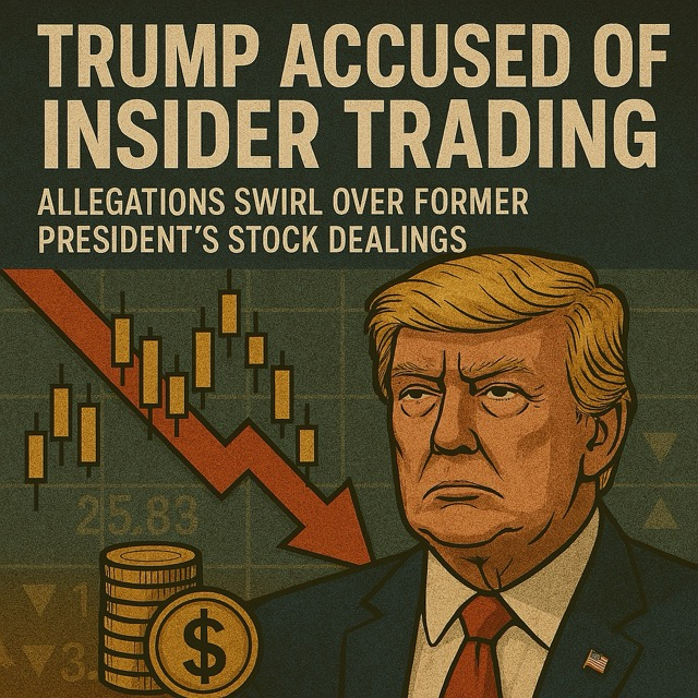 Trump and the Insider Trading Allegations: A Growing Cloud Over Wall Street and Washington