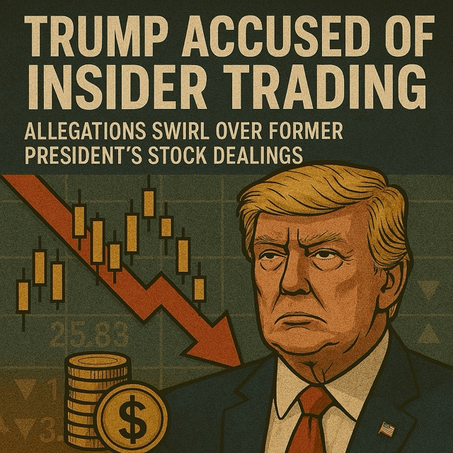 Trump and the Insider Trading Allegations: A Growing Cloud Over Wall Street and&nbsp;Washington