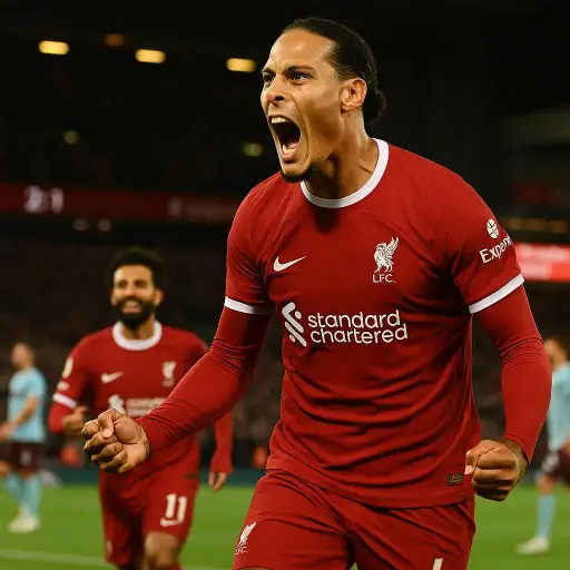 Van Dijk’s Late Winner Pushes Liverpool Within Reach of Premier League Title