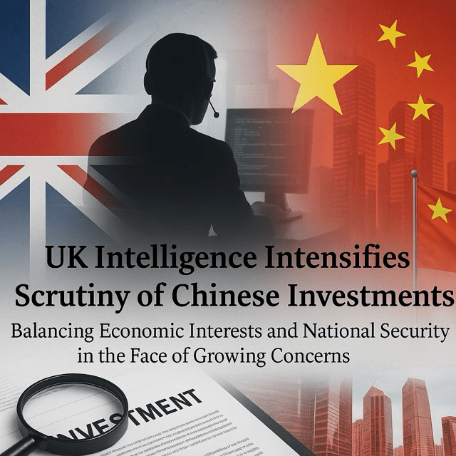 UK Intelligence Intensifies Scrutiny of Chinese&nbsp;Investments