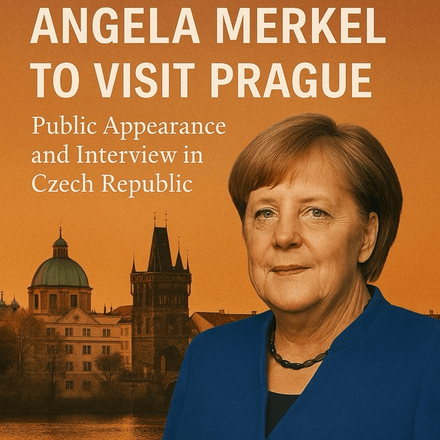 Angela Merkel to Make Rare Public Appearance in&nbsp;Prague