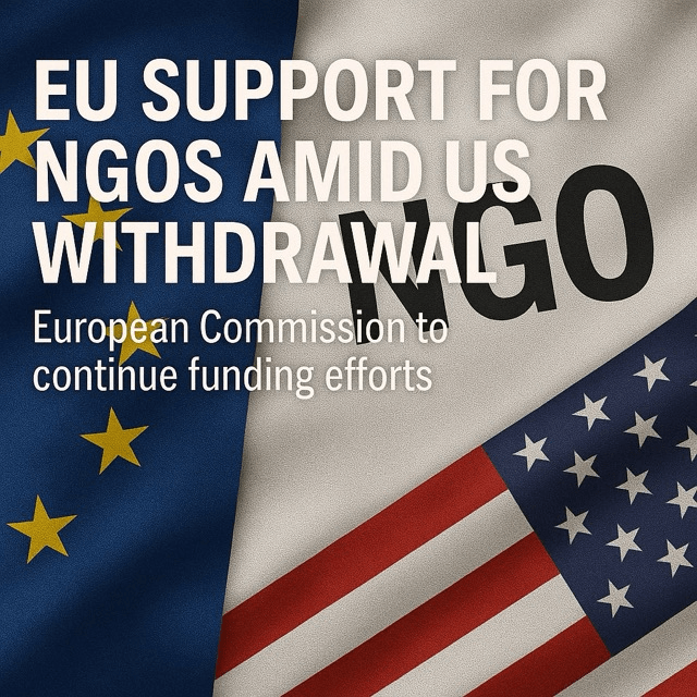 EU Commitment to NGOs Amid U.S.&nbsp;Withdrawal