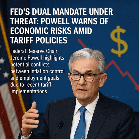 Fed’s Dual Mandate Under Threat: Powell Warns of Economic Risks Amid Tariff Policies
