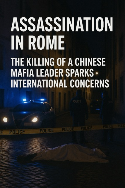 Assassination in Rome: The Killing of a Chinese Mafia Leader Sparks International Concerns