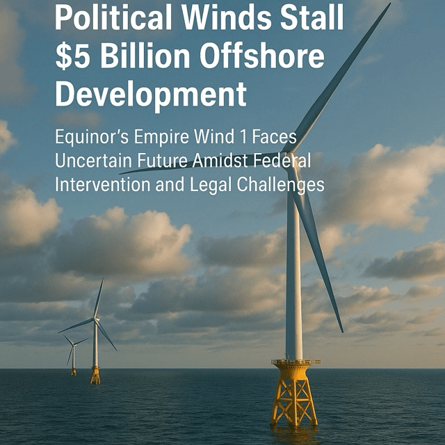 Empire Wind Project Halted: Political Winds Stall $5 Billion Offshore&nbsp;Development