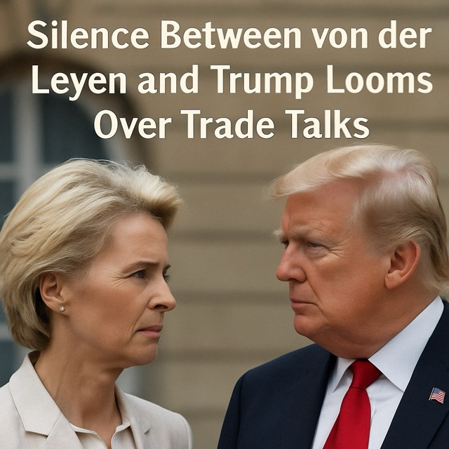 The Silence Between von der Leyen and Trump Looms Over Trade Talks
