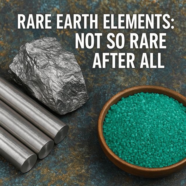 Rare Earth Elements: Not So Rare After&nbsp;All