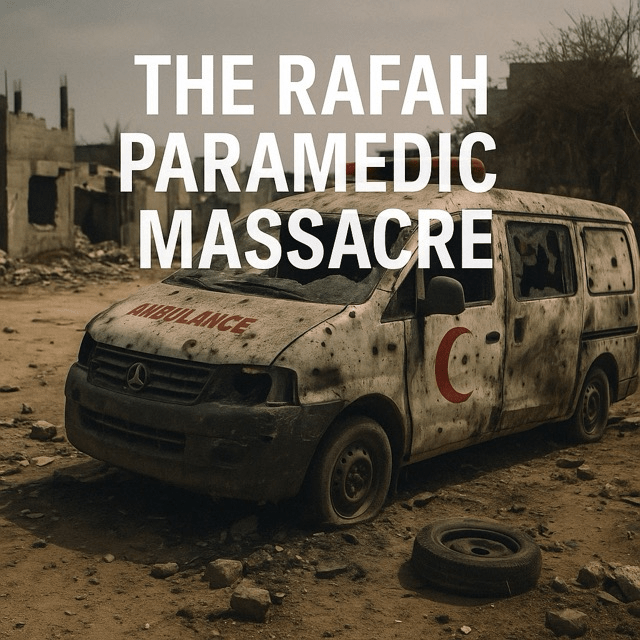 The Rafah Paramedic Massacre: A Tragedy Beyond the&nbsp;Battlefield