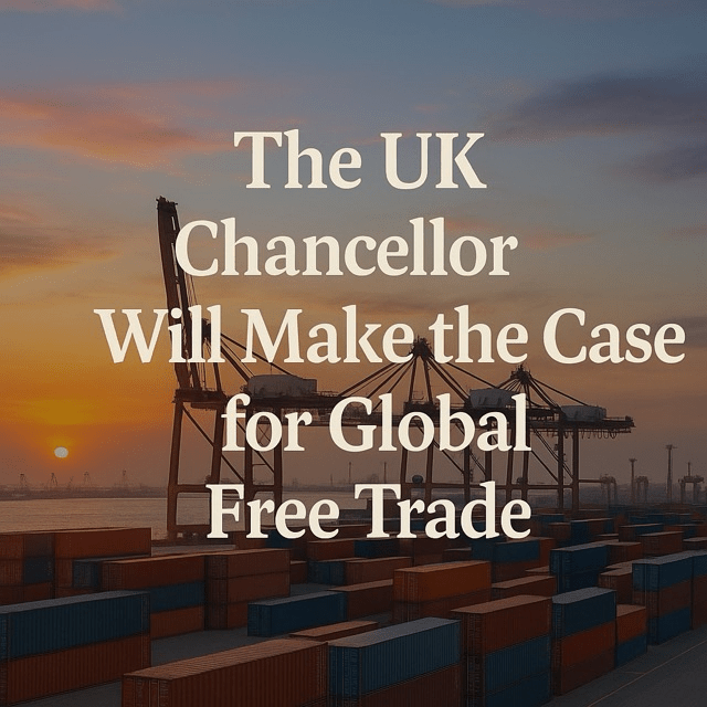 Championing Open Markets: The UK Chancellor’s Call for Global Free&nbsp;Trade