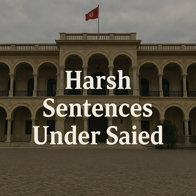 Tunisia’s Democratic Descent: Harsh Sentences Under President Saied