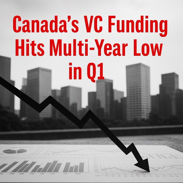 Canada’s VC Funding Hits Multi-Year Low in Q1 2025