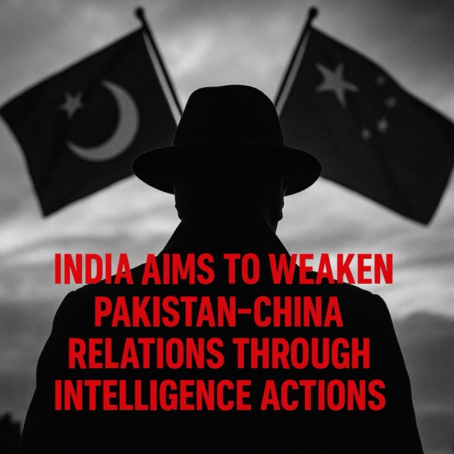 India’s Covert Strategy to Undermine Pakistan-China&nbsp;Ties