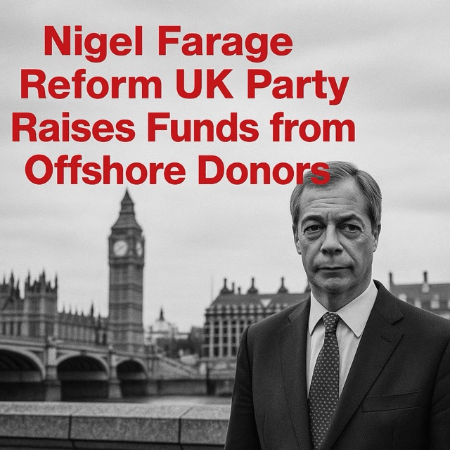 Nigel Farage’s Reform UK Under Scrutiny: Offshore Donors Raise Transparency&nbsp;Concerns