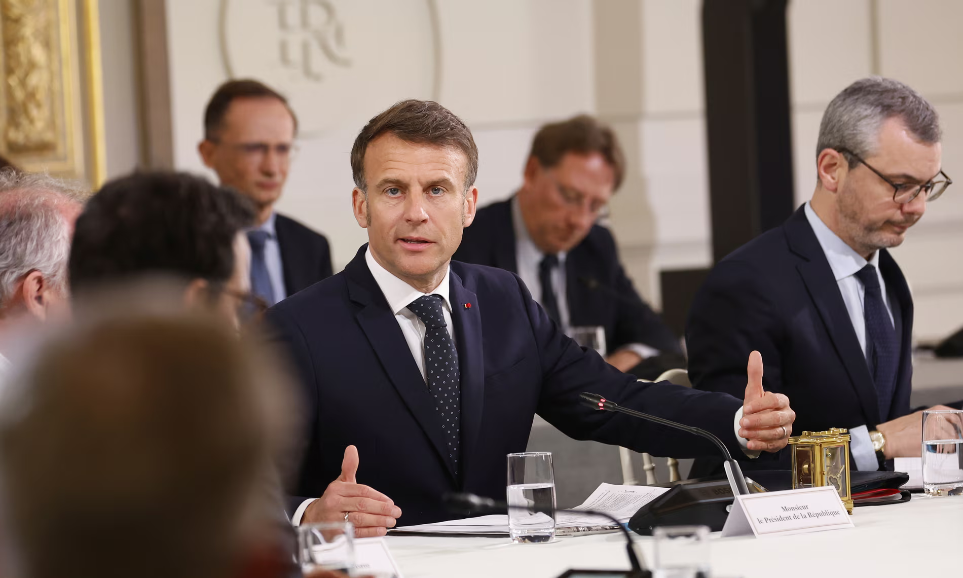 Macron suggests pause on US investment as EU leaders condemn Trump tariffs