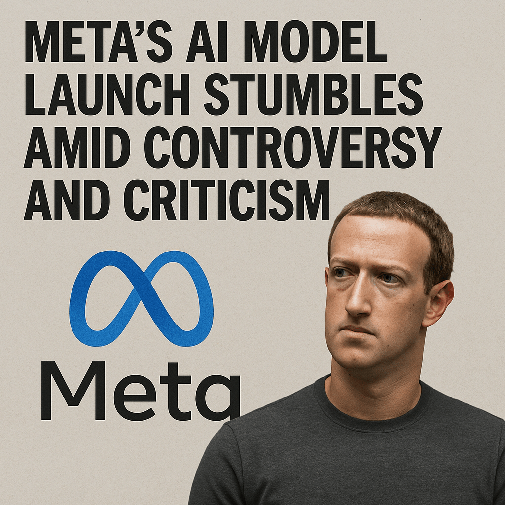 Meta’s AI Model Launch Stumbles Amid Controversy and&nbsp;Criticism