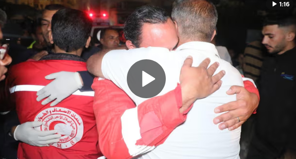 Phone footage appears to contradict Israeli account of killing of Gaza medics