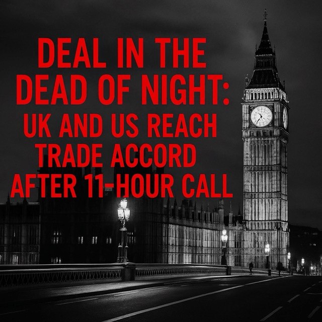 Deal in the Dead of Night: UK and US Reach Trade Accord After 11-Hour&nbsp;Call