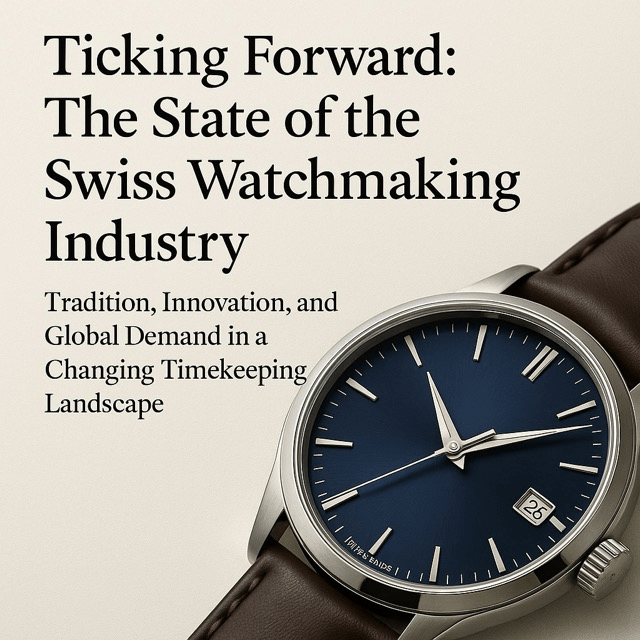 Ticking Forward: The State of the Swiss Watchmaking&nbsp;Industry
