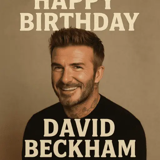 David Beckham Celebrates 50th Birthday with Emotional Tribute to Family