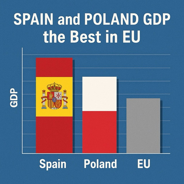 Spain and Poland Lead EU in GDP Growth