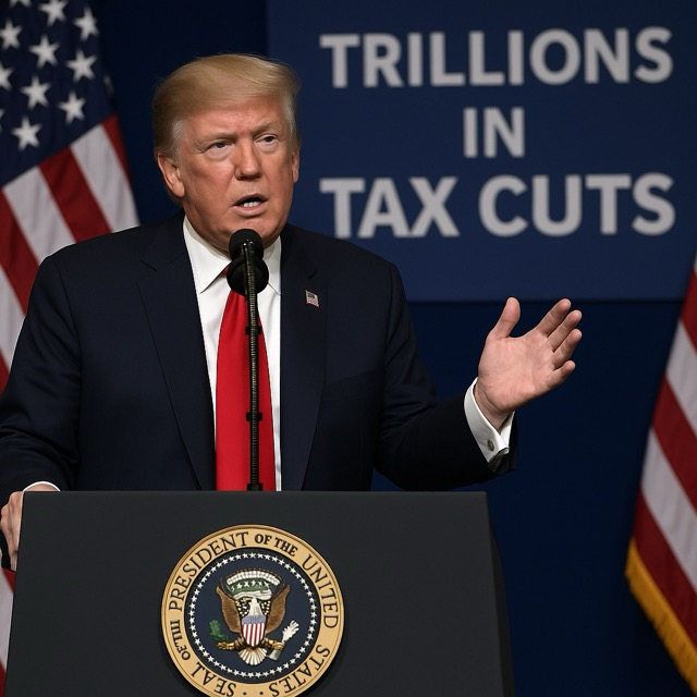 Trump Pushes for Multi-Trillion Dollar Tax Cut Bill