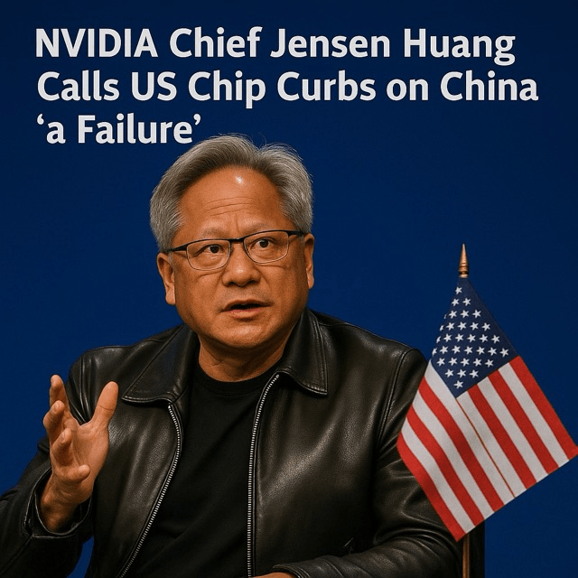 Nvidia CEO Jensen Huang Criticizes U.S. Chip Sanctions on China as “a&nbsp;Failure”