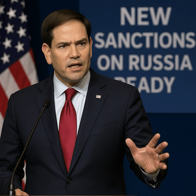 Senator Marco Rubio Announces New Sanctions on Russia Are Ready for&nbsp;Deployment
