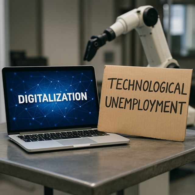 Digitalization and Work: Between Efficiency and Technological Unemployment