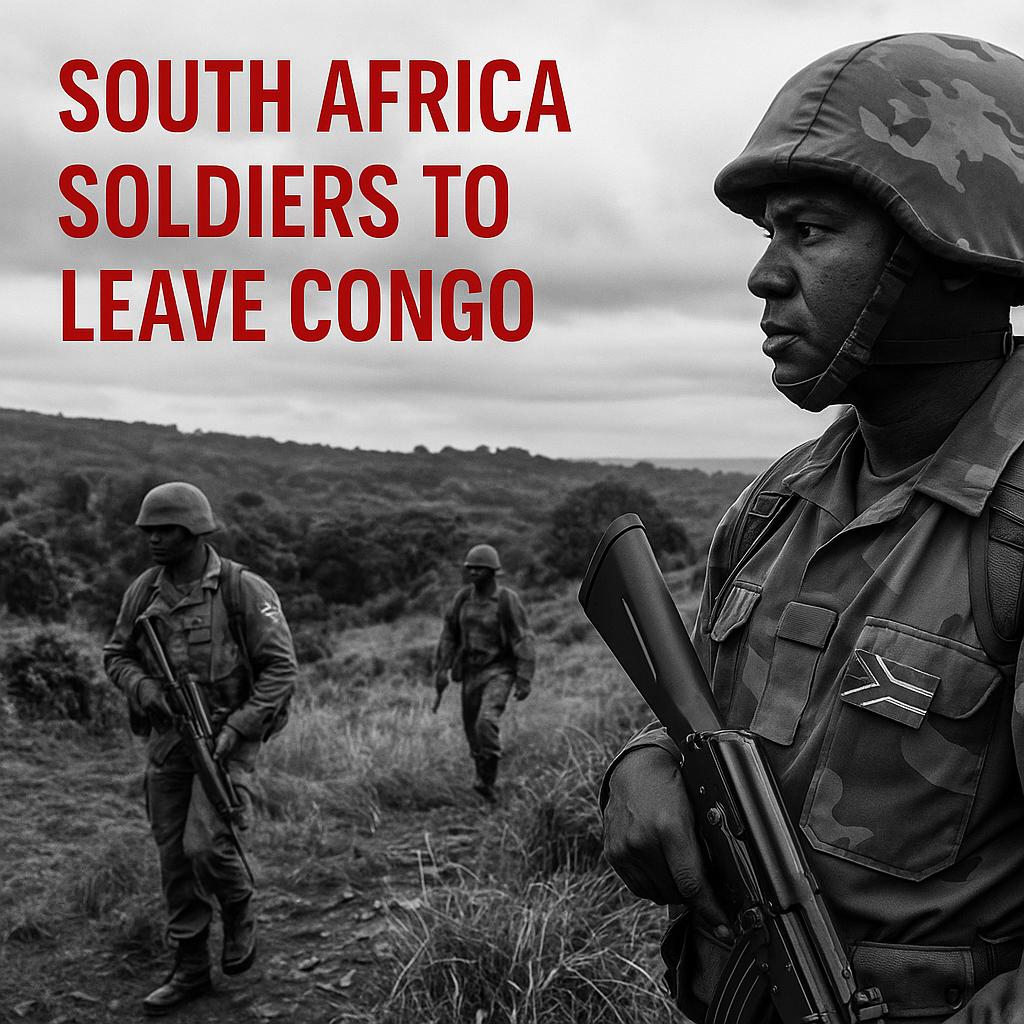 South Africa Soldiers to Leave Congo