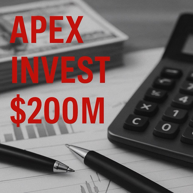 Apex to Invest $200 Million in Strategic Expansion