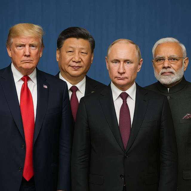 Global Leadership in Contrast: Trump, Xi, Putin, Modi