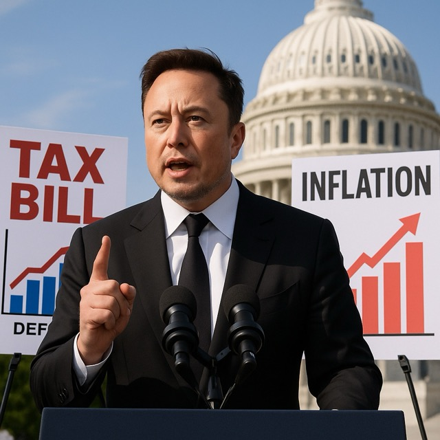 Musk Blasts Trump’s ‘Big, Beautiful’ Tax Bill