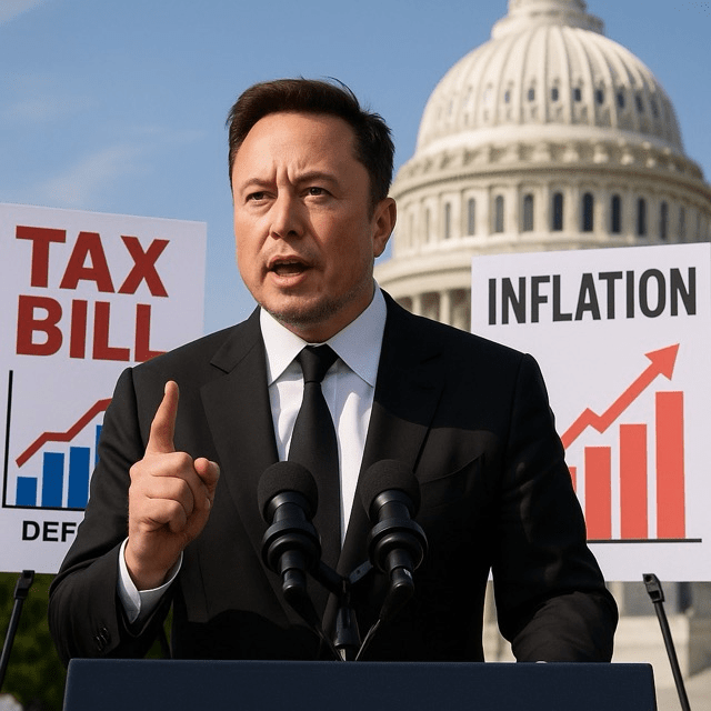 Musk Blasts Trump’s ‘Big, Beautiful’ Tax&nbsp;Bill