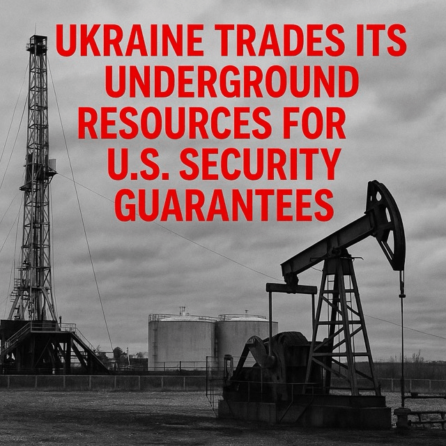 Ukraine Trades Its Underground Resources for U.S. Security&nbsp;Guarantees