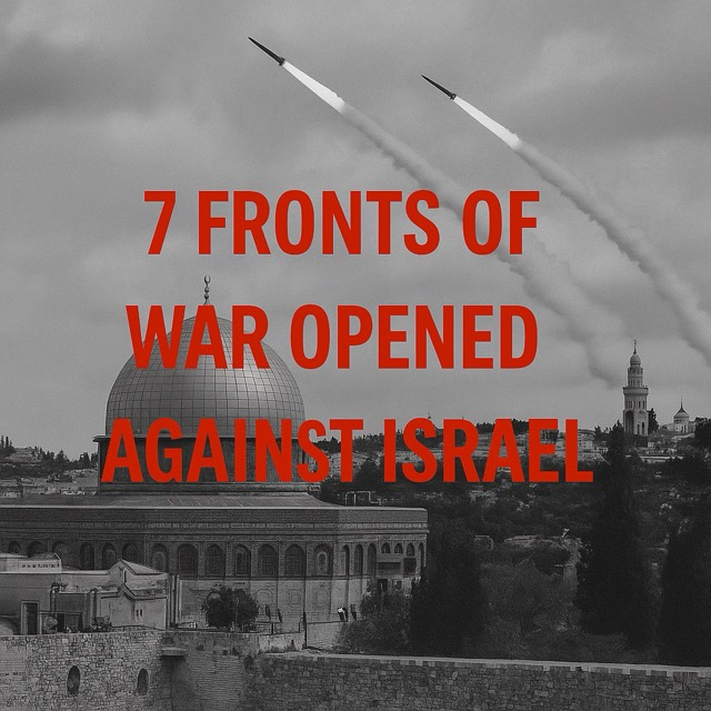 The Seven War Fronts Opened Against Israel: A Nation Under Siege