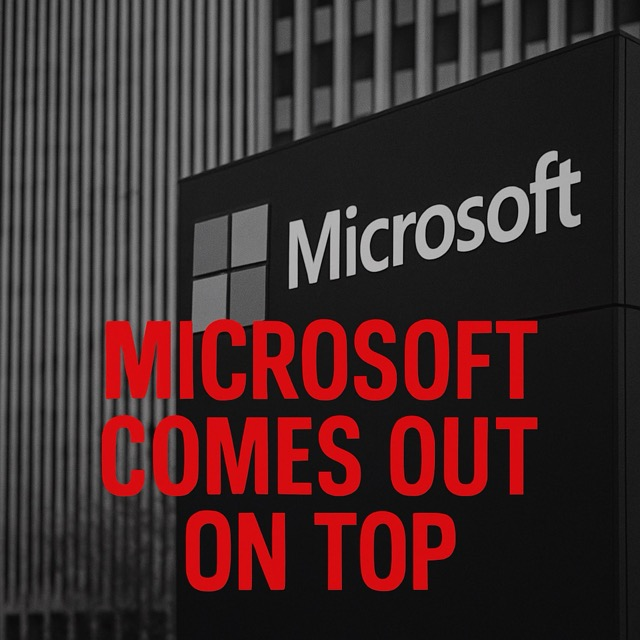 Microsoft Comes Out on Top